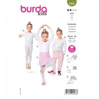 Střih Burda 9266 - Dětský dres na balet, bolerko