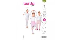 Střih Burda 9266 - Dětský dres na balet, bolerko