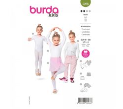 Střih Burda 9266 - Dětský dres na balet, bolerko