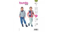 Střih Burda 9267 - Dětský střih vesty a bundy