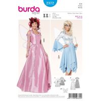 Střih Burda 2372 - Víla, nymfa, elfka