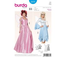 Střih Burda 2372 - Víla, nymfa, elfka