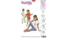 Střih Burda 9615 - Dětské legíny