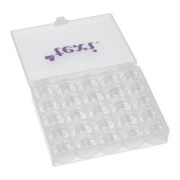 Sada 25 plastových cívek v krabičce pro Pfaff Creative, Expression
