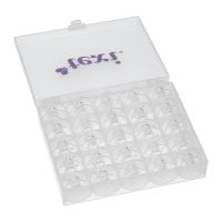Sada 25 plastových cívek v krabičce pro Pfaff Smarter, Hobby