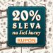 20% sleva na kurz šití v hodnotě 1,00 Kč