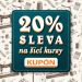 20% sleva na kurz šití (platnost 2 měsíc... v hodnotě 1,00 Kč