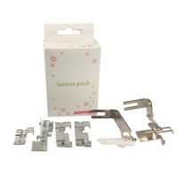 Sada 6 patek a vodičů pro overlock Janome 204D, 990D, 744D