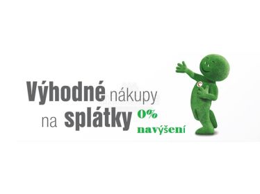 Výhodné nákupy na splátky 0% navýšení