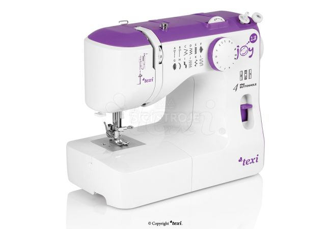 Šicí stroj TEXI JOY 1302 PURPLE - šicí stroj i pro děti