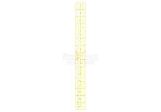 Rastrové pravítko 3x30cm M0330-YW žluté