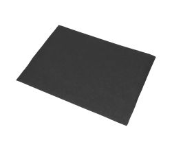 Trhací vyšívací podkladový materiál, černý 30cm x 40cm