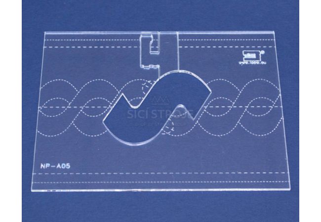 Quiltovací pravítko bordura provaz NP-A05