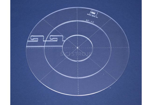 Quiltovací pravítka kruhy 3 ks NP-K2