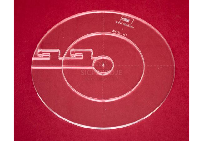 Quiltovací pravítka kruhy 3 ks NP5-K1 (5 mm)