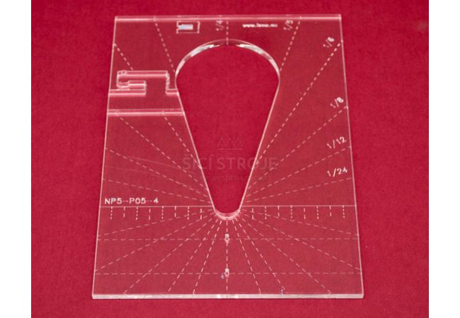 Quiltovací pravítko kapka 4" NP5-P05-4 (5 mm)