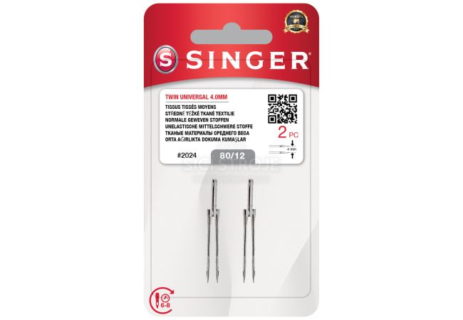 Jehly Singer 2024 - 80/12, 4,0 mm - 2 ks - Twin