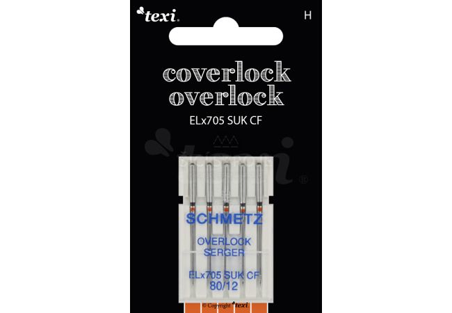 Jehly pro overlocky/coverlocky TEXI OVER/COVER ELX705 SUK CF 5x80