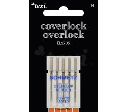 Jehly pro overlocky/coverlocky TEXI OVERLOCK/COVERLOCK ELX705 5x80