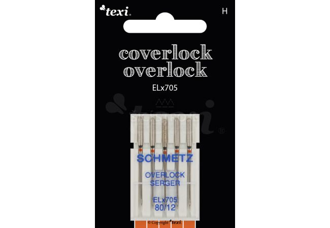 Jehly pro overlocky/coverlocky TEXI OVERLOCK/COVERLOCK ELX705 5x80