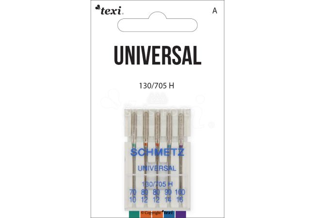 Univerzální jehly TEXI UNIVERSAL 130/705 H 5x70-100