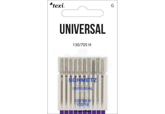 Univerzální jehly TEXI UNIVERSAL 130/705 H 10x100