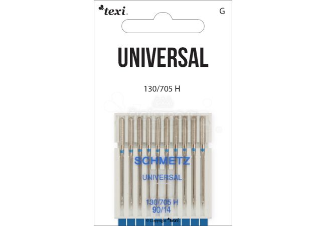 Univerzální jehly TEXI UNIVERSAL 130/705 H 10x90