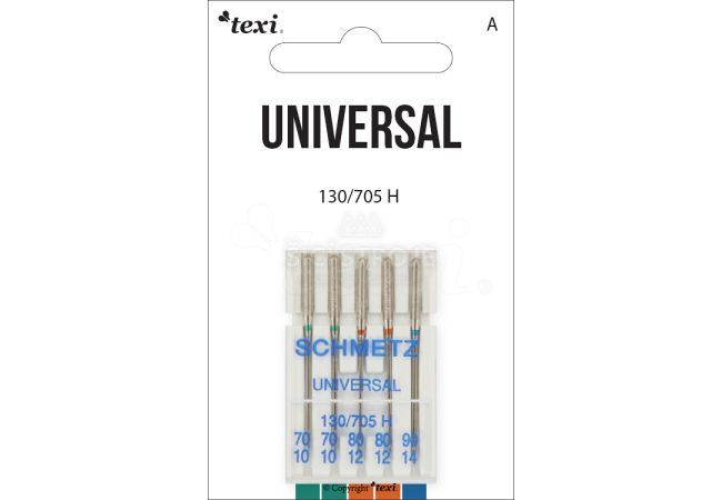 Univerzální jehly TEXI UNIVERSAL 130/705 H 5x70-90