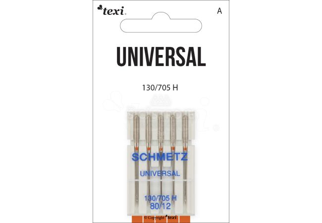 Univerzální jehly TEXI UNIVERSAL 130/705 H 5x80