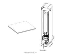 Filtry HEPA 10 do dezinfekčních lamp UV-C STERILON FLOW