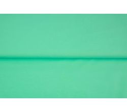 Jednobarevný bavlněný úplet s elastanem - turquoise