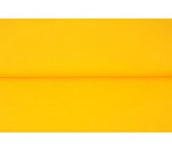 Jednobarevný bavlněný úplet s elastanem - sunny yellow