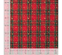 Y/D Foil Print, Foil Stars, Red