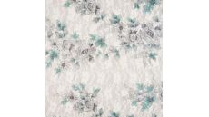 Lace With Embroidery - Ecru/Grey/Mint