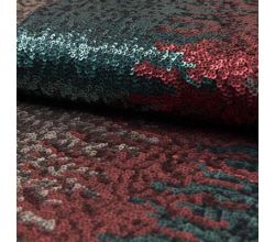 Spangles Maxima, Petrol/Silver/Red