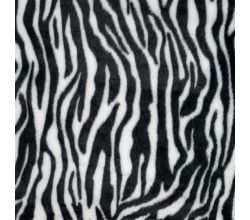 Fancy Fur Zebra, Zebra, Black