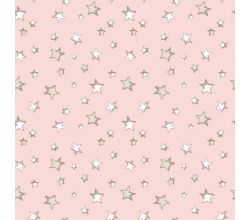 Cotton/EA Jersey, Stars, Rose
