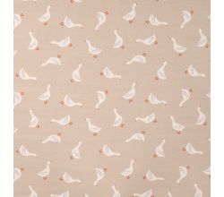 Cotton/EA Jersey Print, Big Ducks, Sand