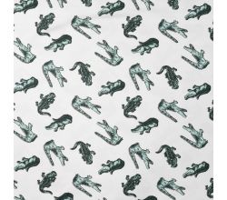 Cotton/EA Jersey Print, Croc, Ecru