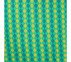 Cotton/EA Jersey Print, Argyle, Grass