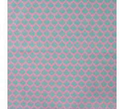 Cotton Poplin Print, Ethnic, Fuchsia