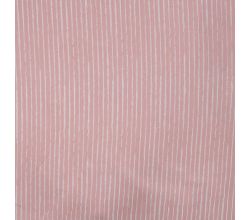 Cotton Poplin Print, Mini Stripes, Poudre