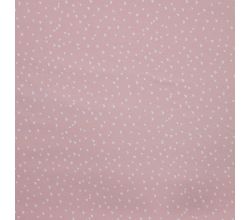 Cotton Poplin Print, Mini Heart, Poudre
