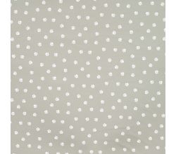 Cotton Poplin Print, Mini Paws, Khaki