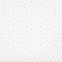 Cotton Poplin Print - Mini Paws, Ecru