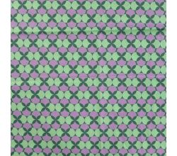 Cotton Poplin Print&Coated, Retro, Violet