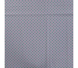 Cotton Poplin Print&Coated, Retro Flowers, Violet