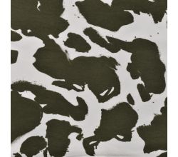 French Terry Print, Khaki
