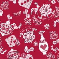 Nordic Decoration, Red