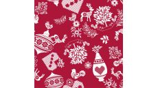 Nordic Decoration, Red
